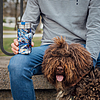 Quokka Boost kávépohár - Rozsdamentes acél termikus bögre sörfőzővel 400 ml absztrakt (40067)
