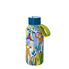 Quokka Solid Kids pánttal - Rozsdamentes acél duplafalú vákuumszigetelt vizes palack, hordozható termosz 330 ml Jungle (40145)