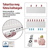 Radiátor fűtéserősítő ventilátor kiegészítő egység, fehér (P56EXT1)