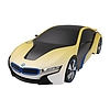 RASTAR R/C 1:24 BMW i8 távirányítású autó - UV-érzékeny fehér és sárga (48400-4)