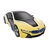RASTAR R/C 1:24 BMW i8 távirányítású autó - UV-érzékeny fehér és sárga (48400-4)