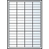 RayFilm R0ECO 0201A 48,5x16,9mm 4 pályás univerzális etikett 68 címke/ív 100ív/doboz
