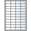RayFilm R0ECO 0203A 48,5x25,4mm 4 pályás univerzális etikett 44 címke/ív 100ív/doboz
