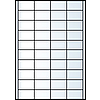 RayFilm R0ECO 0304A 52,5x29,7mm 4 pályás univerzális etikett 40 címke/ív 100ív/doboz