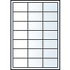 RayFilm R0ECO 0533A 70x41mm 3 pályás univerzális etikett 21 címke/ív 100ív/doboz