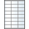 RayFilm R0ECO 0553A 70x33,8mm 1 pályás univerzális etikett 24 címke/ív 100ív/doboz