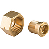 Redukáló adapter gázpalackról 21,8 mm hosszú - 3/8" hosszú