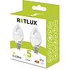 RETLUX REL 34 LED C37 2x5W E14 WW