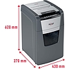 Rexel Optimum AutoFeed+ 130M Iratmegsemmisítő, konfetti, 130 lap 2020130MEU