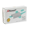 Rexel tűzőkapocs 26/6 1000 db/doboz ACCO6131