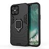 Ring Armor Case Kickstand strapabíró, masszív burkolat iPhone 12 Pro Max készülékhez, fekete