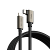 Ringke 3.2 generációs 2x2 USB-C, PD 3.1 240W 2m-es szögletes kábel - fekete