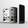Ringke Easy Slide adatvédelmi üveg 2 db-os csomag iPhone 13 / 13 Pro / 14 / 16e készülékhez