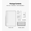 Ringke Fusion Combo Kiemelkedő kemény tok TPU kerettel Samsung Galaxy Tab S7 11´´ készülékhez + öntapadó, összecsukható állvány átlátszó (FC475R39)