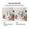 Ringke Fusion Combo Kiemelkedő kemény tok TPU kerettel Samsung Galaxy Tab S7 11´´ készülékhez + öntapadó, összecsukható állvány átlátszó (FC475R39)