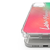 Ringke Fusion Design PC-tok TPU bumper iPhone 12 Pro Max készülékhez rózsaszín-zöld (GNAP0028)