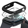 Ringke Slim 2 db-os tok Apple Watch 10 46 mm-hez - átlátszó és matt fekete