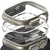 Ringke Slim 2 db-os tok Apple Watch Ultra 1/2 (49 mm) okosórához - átlátszó és titán