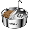 Rozsdamentes acél kisállat szökőkút és adagoló 2 az 1-ben 3,2 literes Rojeco (RYSJ-17)