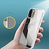 S-Case flexibilis burkolatú TPU tok Huawei P40 Lite E fekete