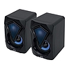 SAL PCS 230 multimédia hangszórópár, 2x3 W, RGB LED effekt, AUX, BT, USB tápkábel