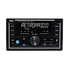SAL VB5500 SMART autórádió, 4x50W, 2xDIN, FM RDS, USB-microSD, MP3 lejátszó, dupla USB aljzat, telefontöltő, kiválasztható RGB gomb világítás, telefonról is vezérelhető okos autórádió