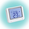 SALUS RT520 vezetékes szobatermosztát, Opentherm csatlakozó, kontaktus kimenet, LCD, PIN kód, szerviz figyelmeztető, 5 - 32,5 C