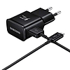 Samsung EP-TA200EBE USB-A 15W fali töltő EP-DR140ABE USB-A - USB-C kábellel (OOB Bulk - csere csomagolás) - fekete