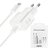 Samsung - Eredeti fali töltő T2510 (EP-T2510XWEGEU) - Type-C 25W, szupergyors töltés USB-C kábellel - fehér (buborékcsomagolás) (KF2316716)