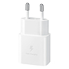 Samsung USB fali töltő Type C 15W PD AFC + USB kábel Type C fehér (EP-T1510XWEGEU)