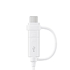 Samsung USB Type-C és Micro USB 2az1-ben kábel fehér (EP-DG930DWEGWW)
