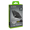 SBS NanoTube 5000 mAh nagy sűrűségű külső akkumulátor - fekete