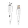 SBS TECABLELIGTC1W USB-C - Lightning kábel, MFi tanúsítvánnyal, 1 m - fehér