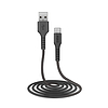 SBS TECABLEMICRO2K USB-A - Micro-USB kábel 2 m - Fekete