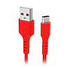 SBS TECABLEMICROC15R USB-A - USB-C kábel 1.5m - Piros
