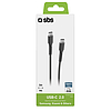 SBS TECABLETCC3M USB-C - USB-C 3m kábel - fekete