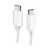 SBS TECABLETISSUETCCG USB-C - USB-C 1.5m 60W fonott kábel - szürke
