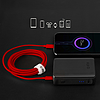 SBS TECABLETISSUETCCR USB-C - USB-C 1.5m 60W fonott kábel - piros