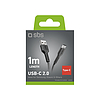 SBS TECABLETYC1KPOS USB-A - USB-C kábel 1m - fekete