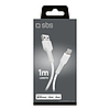 SBS TECABLEUSBIP589W USB-A - Lightning kábel - Fehér