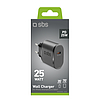 SBS TETR1CPD25 25W USB-C fali töltő tápellátással - fekete