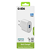 SBS TETR1USB2AWFAST 10W USB-A fali töltő - fehér