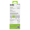 SBS TETR1USB2AWFAST 10W USB-A fali töltő - fehér