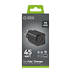 SBS TETRGAN1C45W 45W GaN USB-C fali töltő tápellátással - fekete