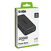 SBS TTBB20000PD20K 20000 mAh 20W PD USB-C, USB-A, Micro-USB külső akkumulátor - fekete