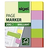 Sigel Brillant Mini jelölőcímke 12x50mm élénk 5x40 lap papír