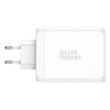 Silver Monkey SMA154 200W GaN töltő 3xUSB-C PD USB-A QC 3.0 - fehér