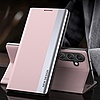 Sleep Case Pro Samsung Galaxy S25+ tok kihajtható és állvánnyal - rózsaszín