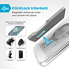 Speck Presidio Perfect-Clear Grip ClickLock & MagSafe - tok iPhone 16 Pro Max készülékhez átlátszó / krómozott felület / Serene ezüst (150728-3199)