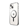 Speck Presidio Perfect-Clear MagSafe - tok iPhone 15 / iPhone 14 / iPhone 13 telefonokhoz átlátszó / krómozott felület / Serene ezüst (150553-3240)